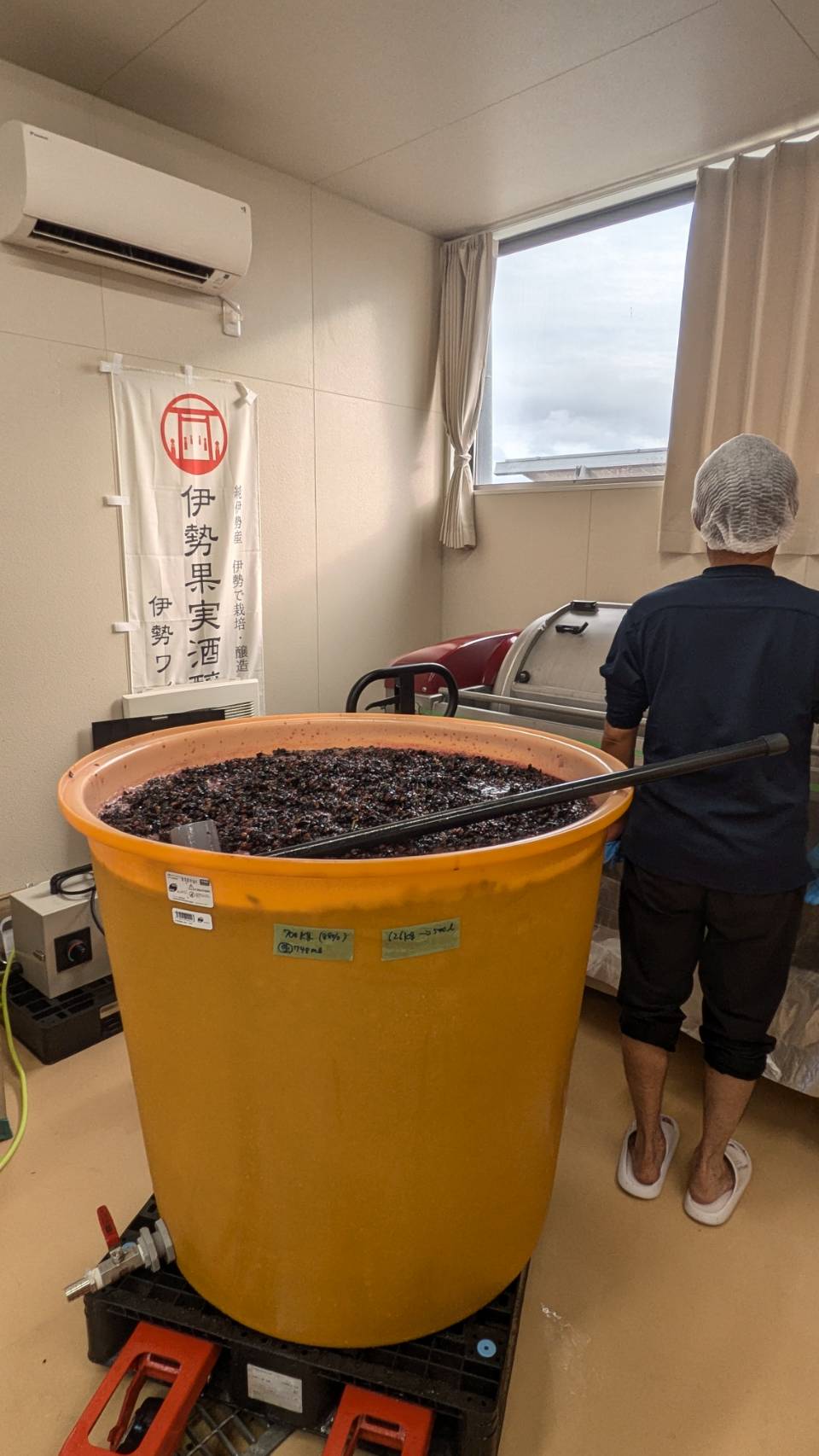 醸造所のタンク